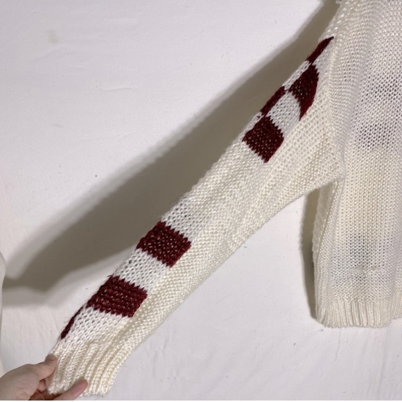 Vintage Cricketeer Chunky Knit Crew Neck Sweater XL - Picture 13 of 16